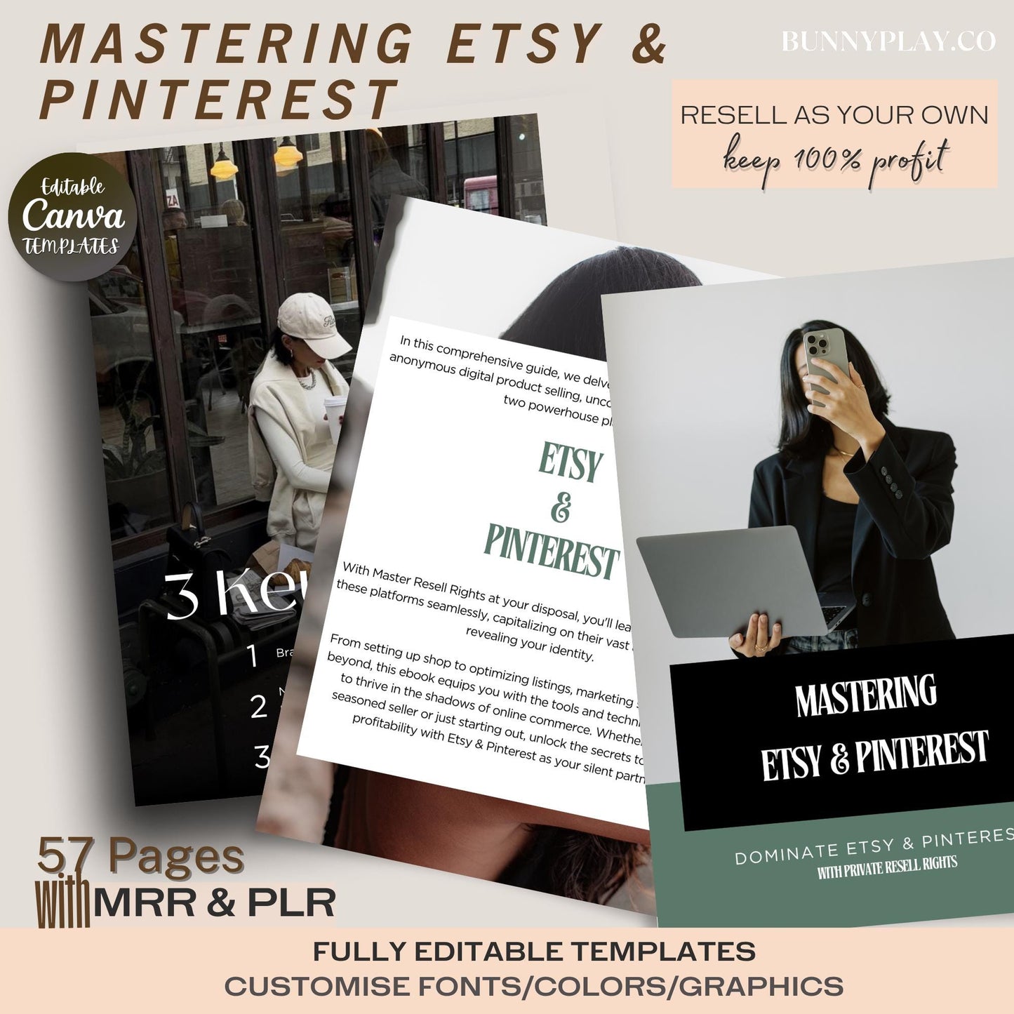 Start Earning Online Passive Income Guide Book inclusive of Social Media Marketing Planner Tracker & Mastering in Tiktok Etsy Pinterest