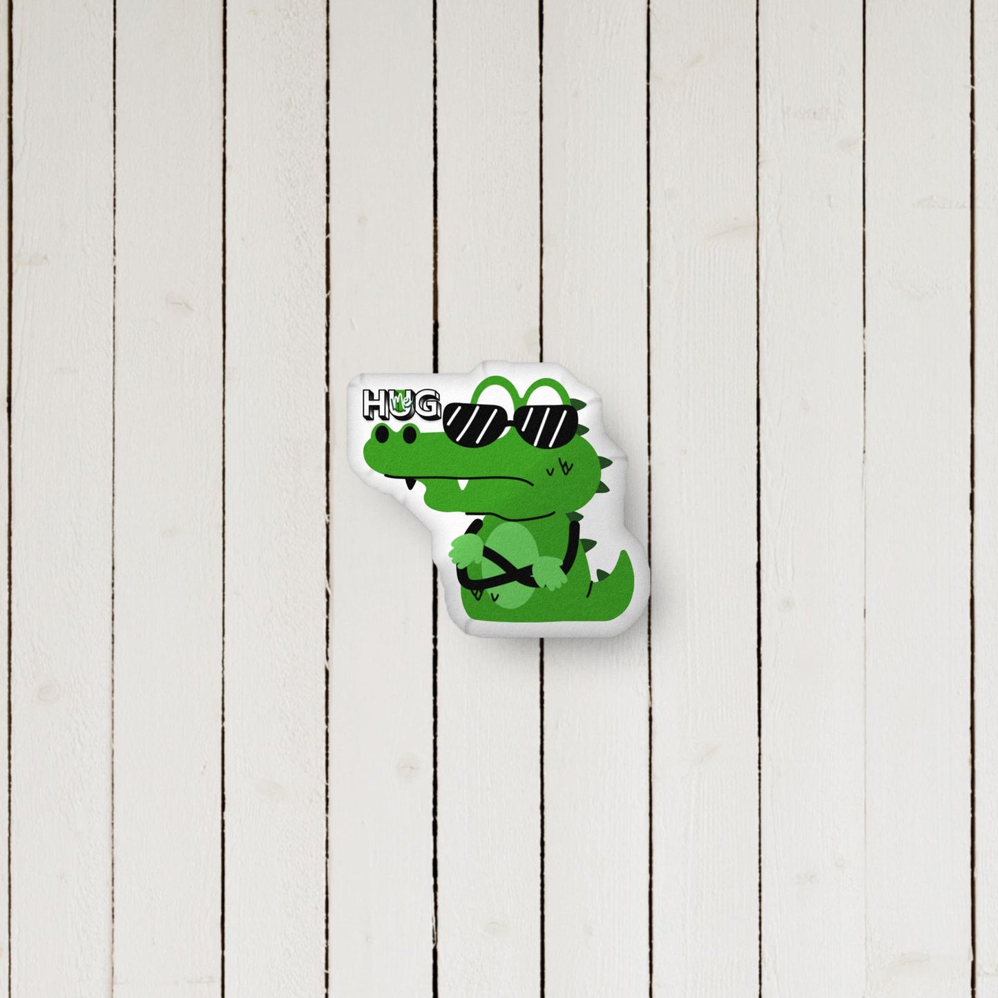 Cartoon Crocodile Pillow – Funny Gator Plush for Kids