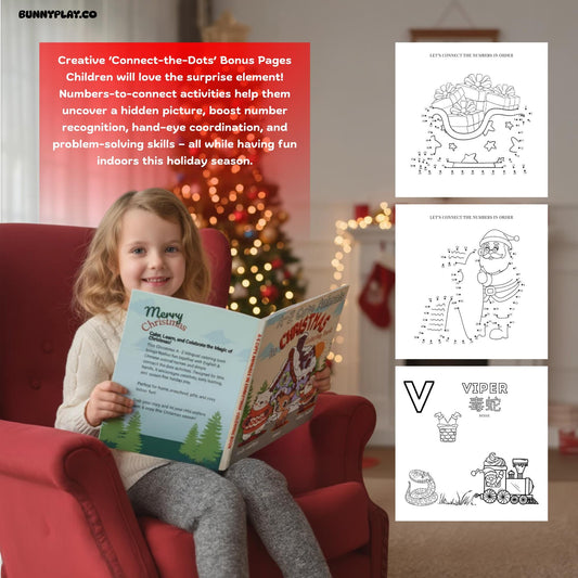 Christmas Coloring Book for Toddlers (Ages 2-5) - Digital Download PLR Rights