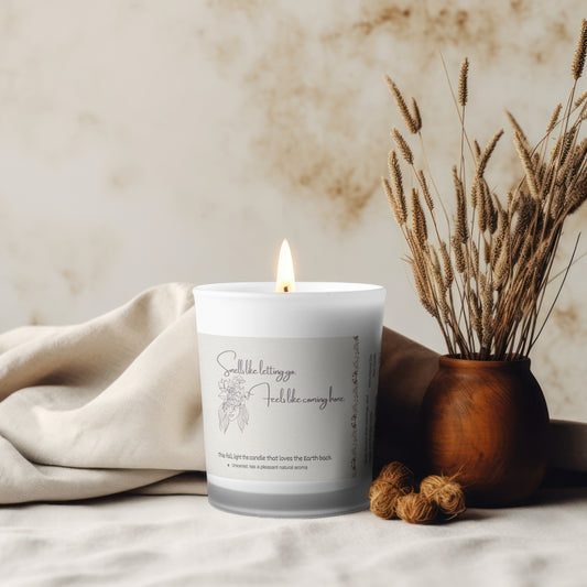 “Letting Go” Fall Edition – Eco-Luxe Glass Jar Soy Candle