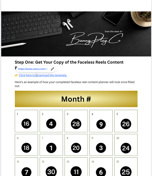 365 Days Of Faceless Reels Content Gameplan [ 31 Core Ideas For Endless Faceless Reels ]