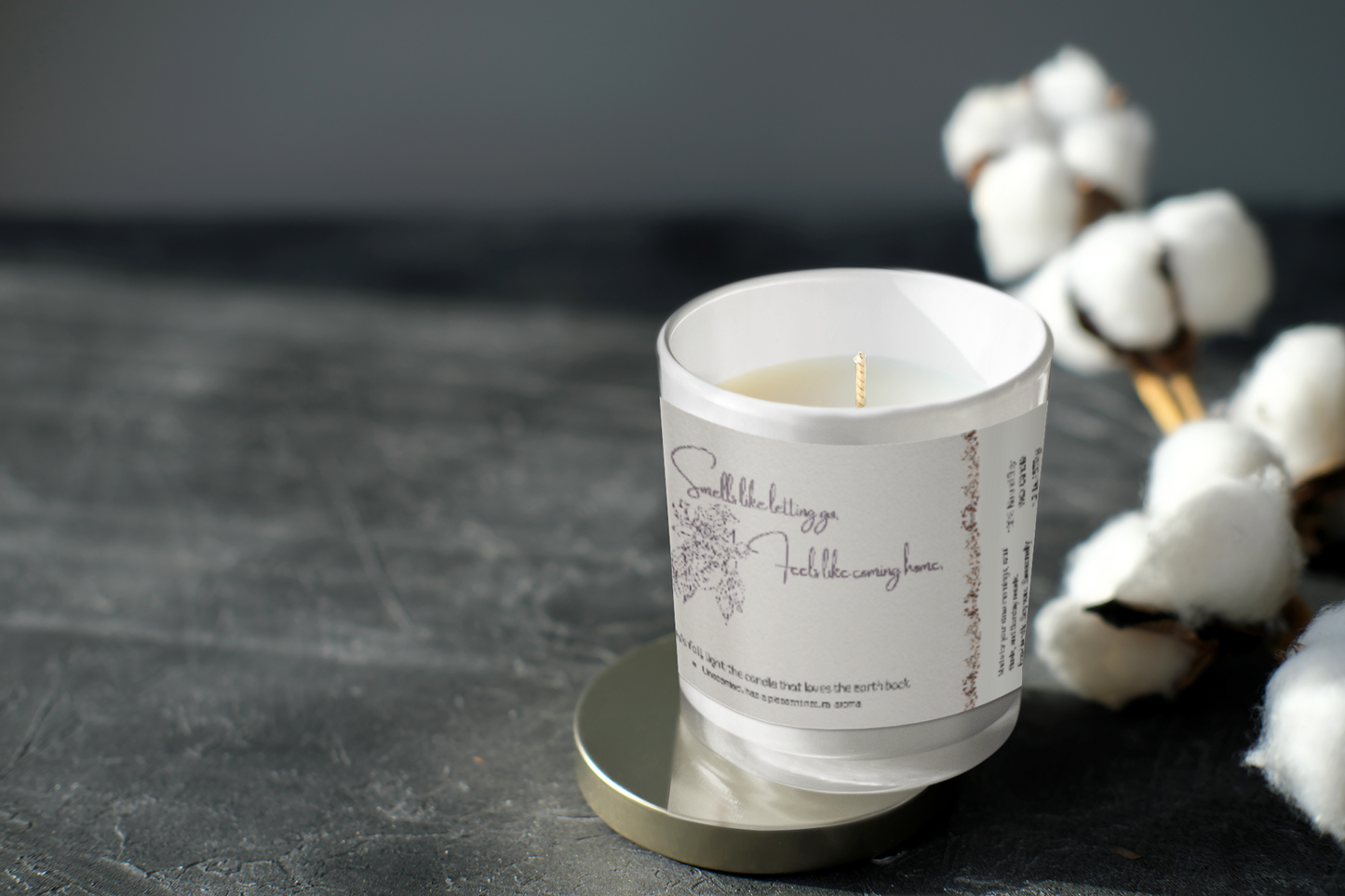 “Letting Go” Fall Edition – Eco-Luxe Glass Jar Soy Candle