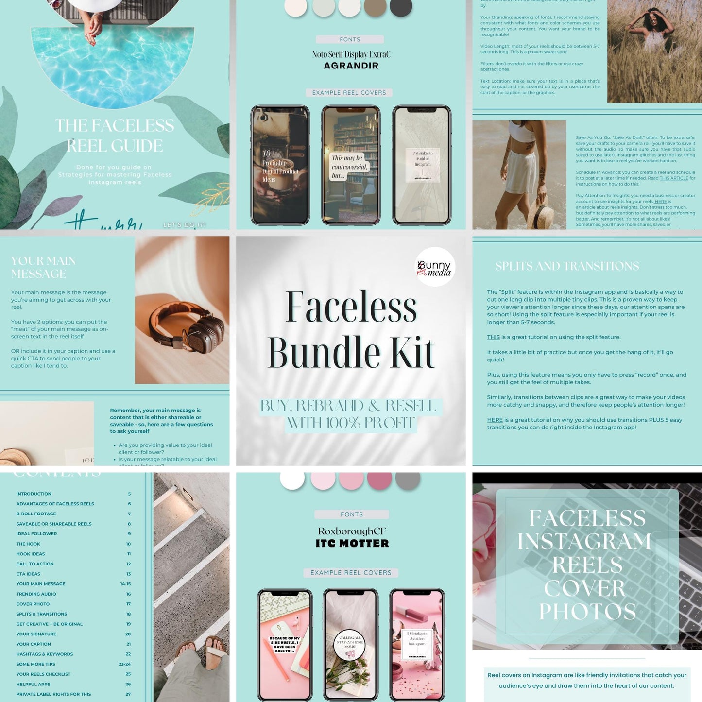 The Ultimate Faceless Bundle Kit | Buy, Rebrand & Resell with 100% Profit + 300 Ready-Made Reel Videos [MRR]