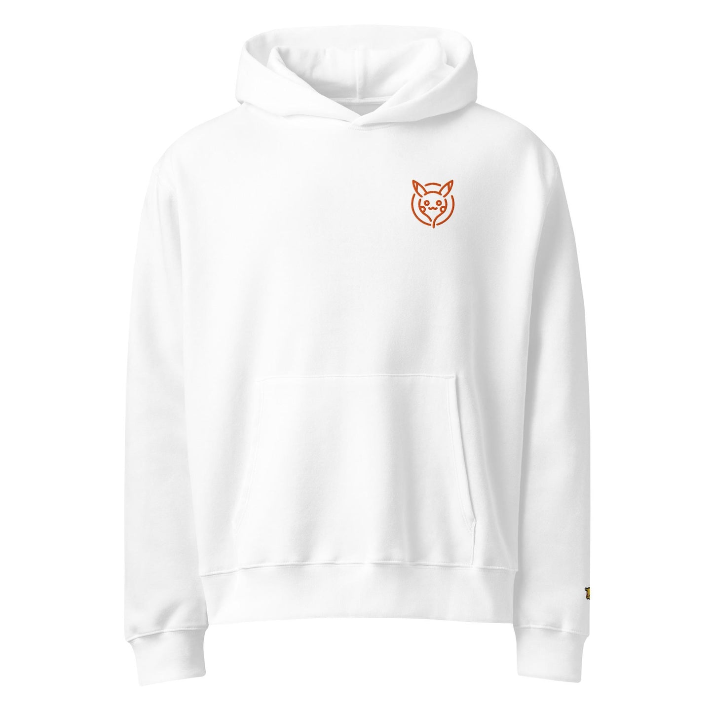 Embroidered Pikachu Hoodie: Cozy Anime Streetwear, Unisex Fleece