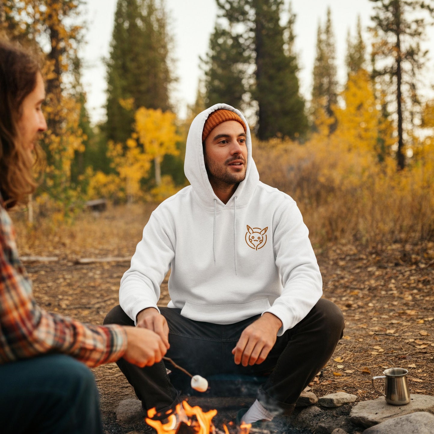 Embroidered Pikachu Hoodie: Cozy Anime Streetwear, Unisex Fleece
