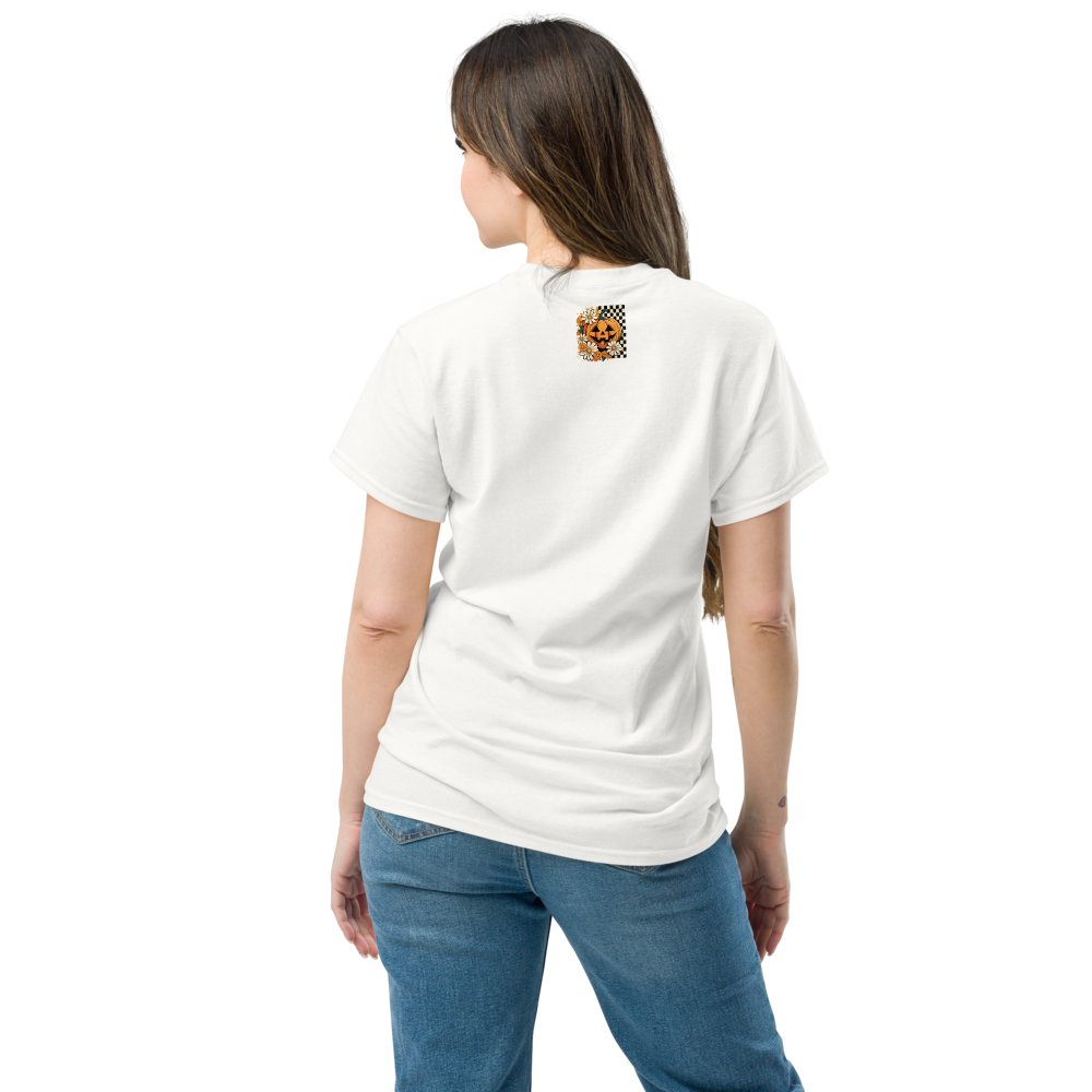 Honkus Ponkus Halloween T-Shirt – Witchy Goose Classic Unisex Tee | The Pumpkin Press Studio 2025 | Cozy Spookycore Shirt for Fall Lovers